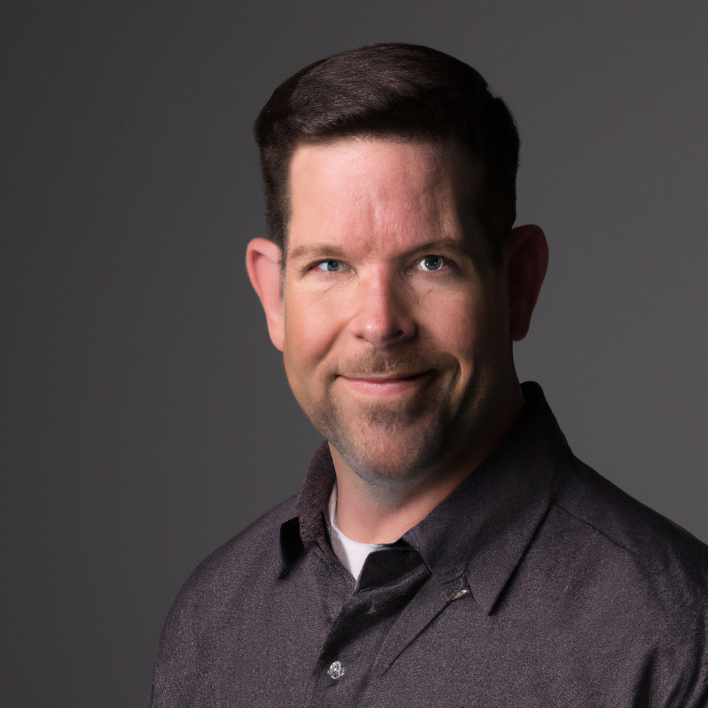 Coach portrait: male facilitator with confident pose and half-smile, editorial headshot